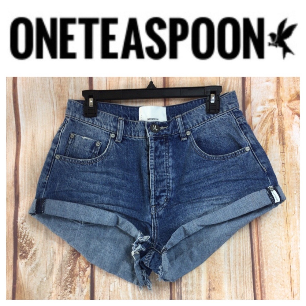 🐞One Teaspoon Mid Waist Bandit Short Size 26